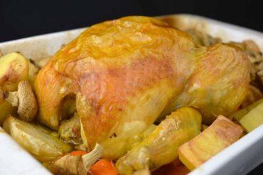 pollo asado al brandy