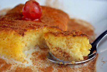 torrijas al horno con sobaos pasiegos