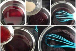 mousse de vino tinto paso 2