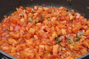 Caracoles con salsa picante paso 2