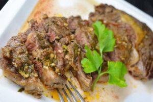 Lomo de vaca con chimichurri paso 5