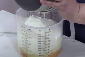 Tarta de ricotta o requesón paso 1