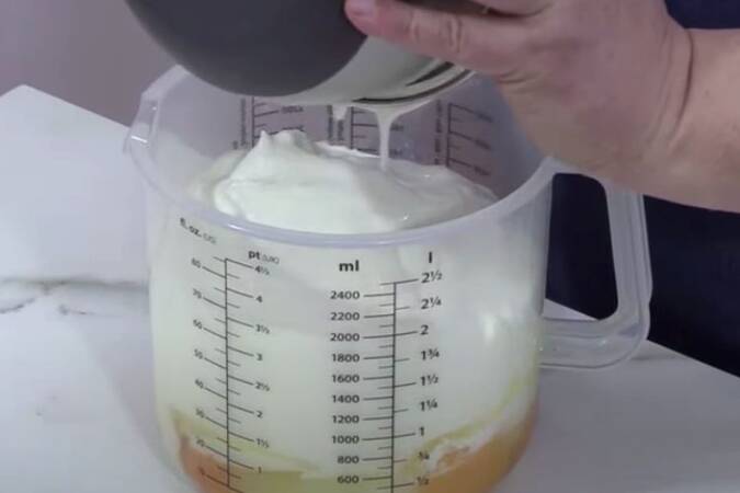 Tarta de ricotta o requesón paso 1