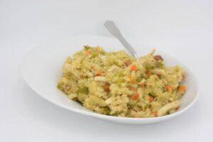 Quinoa con verduras y pollo paso final