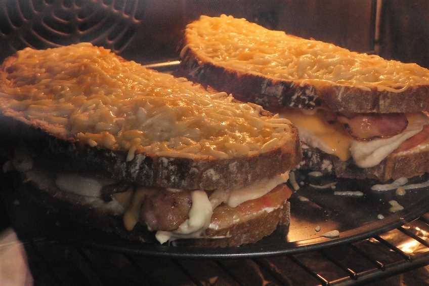 sandwich de pechugas con beicon paso 5