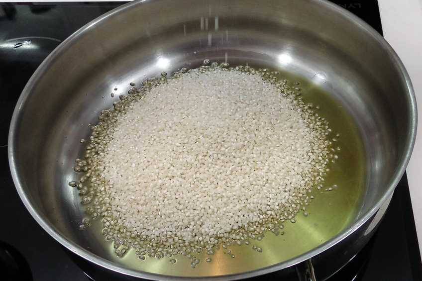 arroz en olla