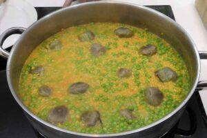 arroz meloso con menestra paso 6