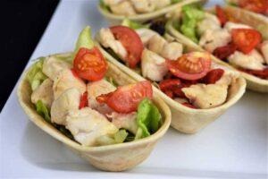 tacos de pollo y ensalada paso 4