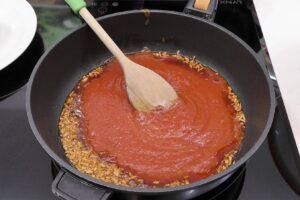 sepia con langostinos paso 1