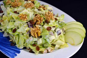 ensalada Waldorf paso final