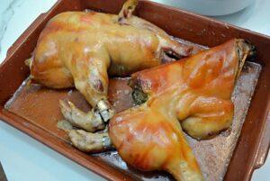 cochinillo asado paso final