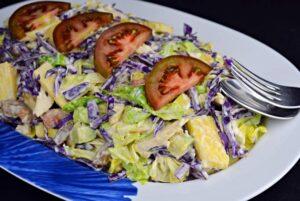 ensalada hawaiana paso final