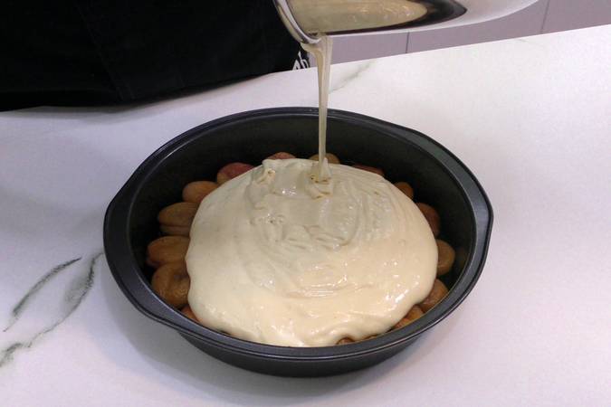 pastel de orejones paso 4