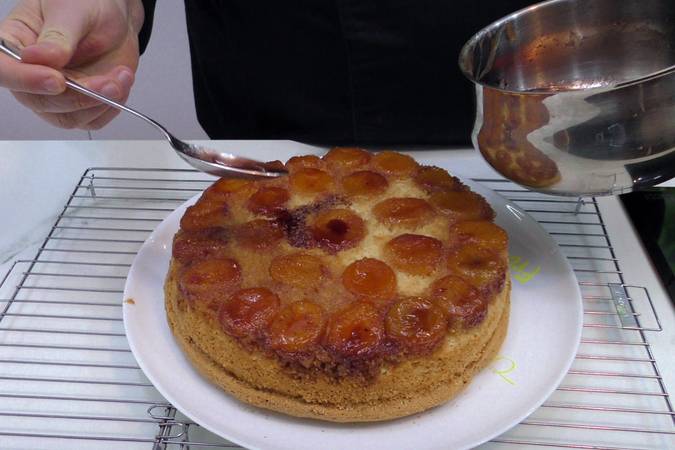 pastel de orejones paso 6