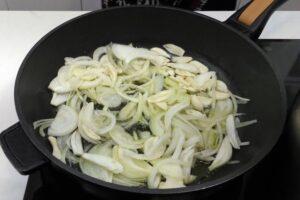 samfaina de verduras paso 1