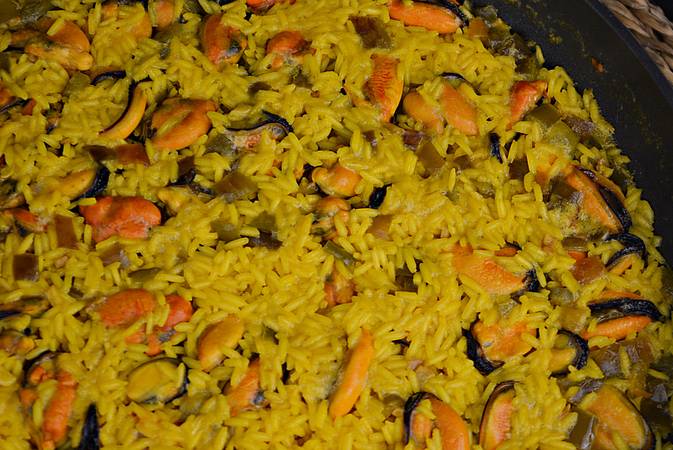 arroz con mejillones paso 7