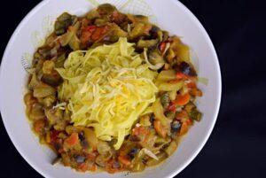 Pasta con verdura paso 5