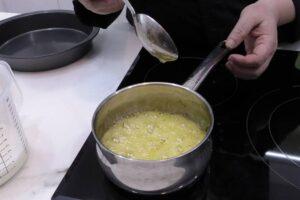 flan de naranja paso 1