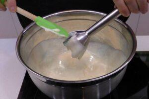 mousse de arroz con leche paso 3