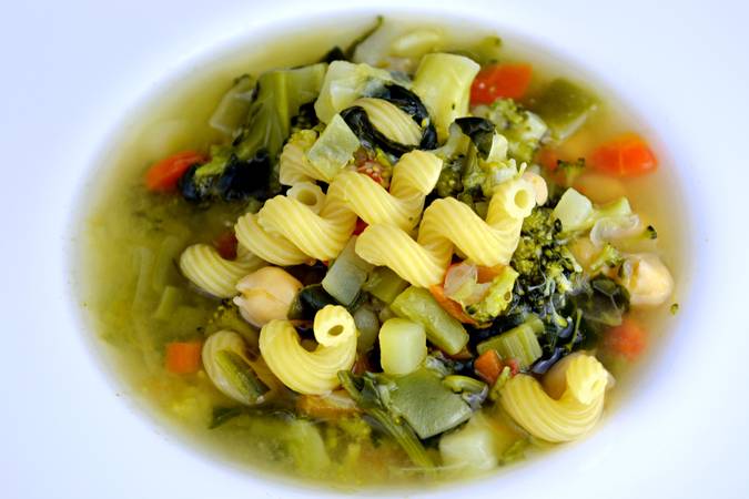 sopa de verduras paso 6
