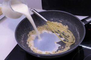 lasaña de jamón y queso paso 4