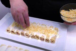 lasaña de jamón y queso paso 5