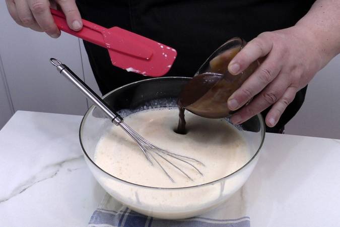 flan de chocolate con leche condensada paso 3