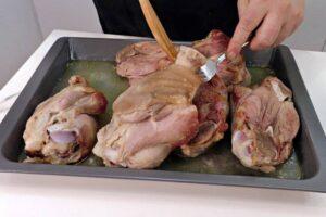 codillo de cerdo strogonoff paso 2