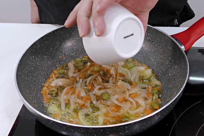 codillo de cerdo strogonoff paso 4