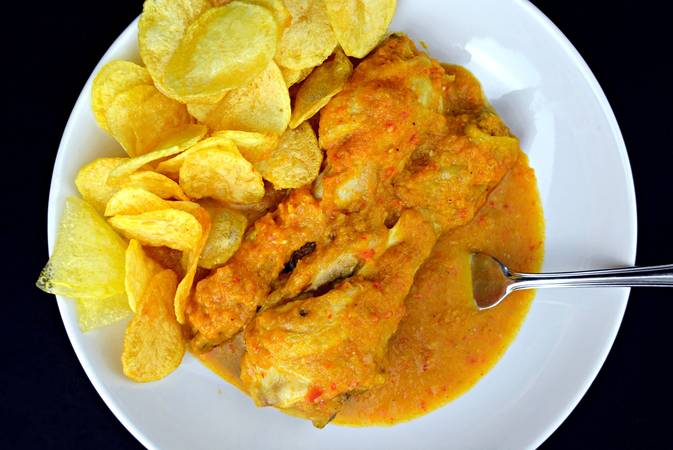 muslos de pollo con salsa de verduras paso 8