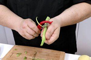 judías verdes paso 1