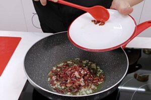 revuelto de champiñones paso 1