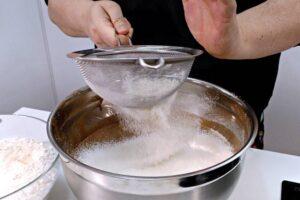 tarta de chocolate y 3 leches paso 5