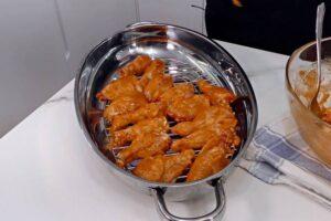 Alitas de pollo con salsa barbacoa paso 2