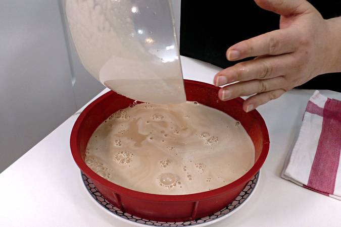 flan de leche condensada al microondas paso 4