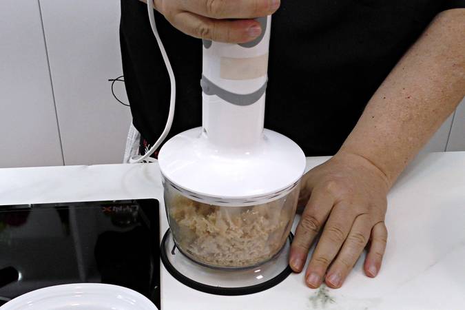 croquetas de pollo con queso paso 1