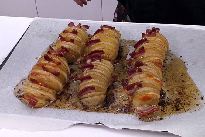 patatas hasselback paso 5