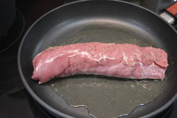 solomillo de cerdo con beicon paso 1