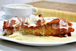 solomillo de cerdo con beicon paso final