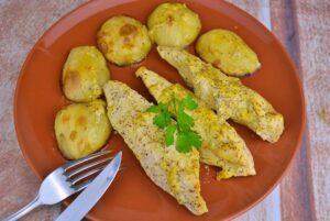 pechugas de pollo a la mostaza paso final