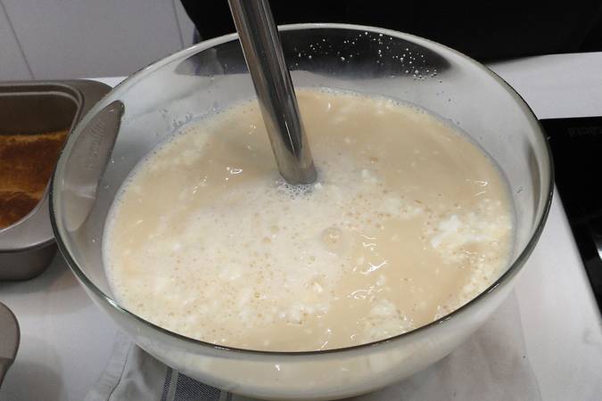 pudin de queso y sobaos pasiegos paso 2