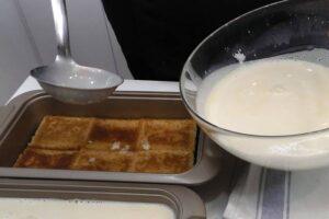 pudin de queso y sobaos pasiegos paso 3