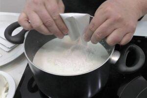 tarta de queso fría con mango paso 2