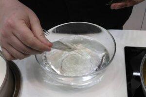 tarta de queso fría con mango paso 6