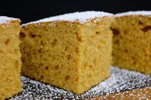 bizcocho con dulce de leche paso final