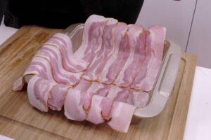 pastel de tortilla con beicon paso 3