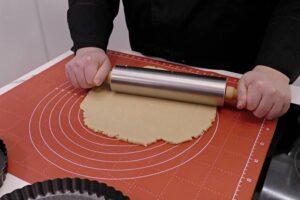 Tarta de melocotón con crema paso 3