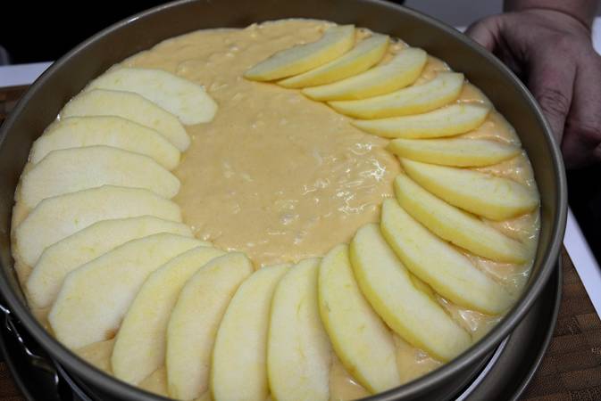 tarta de manzana fácil paso 5