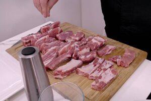 costillas de cerdo a la cerveza paso 1