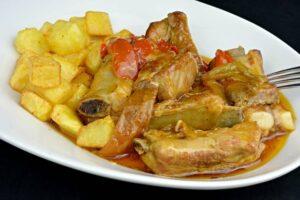 costillas de cerdo a la cerveza paso final